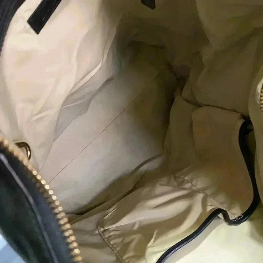 Cole Haan black leather satchel handbag